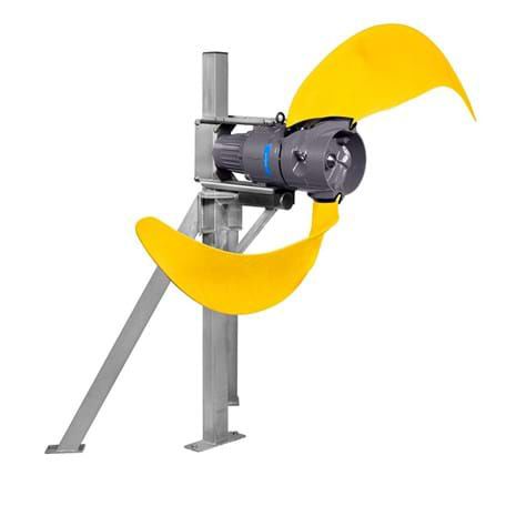 Agitateur horizontal - Flygt 4430 - Xylem Water Solutions Herford GmbH (Wedeco) - à moteur électrique