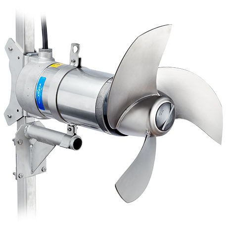 Agitateur horizontal - Flygt 4220 - Xylem Water Solutions Herford GmbH (Wedeco) - à moteur électrique