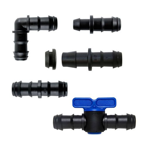 Raccord de micro-irrigation droit - FIT - AZUD - coudé / cannelé / fileté