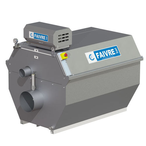 Filtre pour l'aquaculture à tambour - Rotoclean 80  - Faivre Sarl - avec purge d'eau / en acier / auto-nettoyant