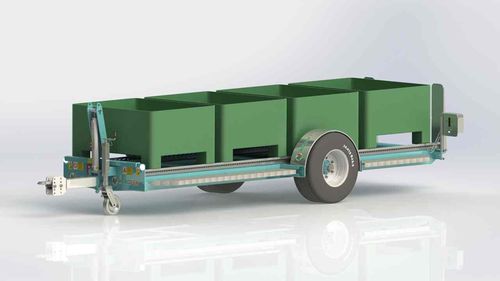 Plateau - G 40 RT - Agrofer SRL - à 1 essieu / agricole / 4 tonnes