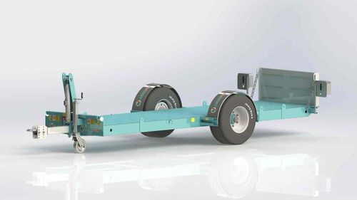 Plateau - G40 TM - Agrofer SRL - à 2 essieux / agricole / 5 tonnes