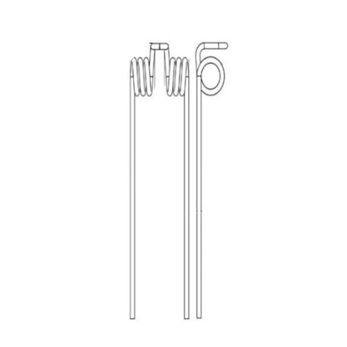 Ressort double torsion - GW 009 - Grange et Walter - spiralé / pour andaineur