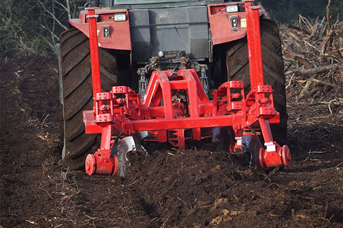 Butteuse à 1 rang - Culti 3B - KIRPY - à 2 rangs / pour travaux forestiers / à disques