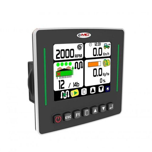 Système de contrôle pour les semis - S4 - MC Elettronica srl - GPS / CAN-Bus / de régulation de débit