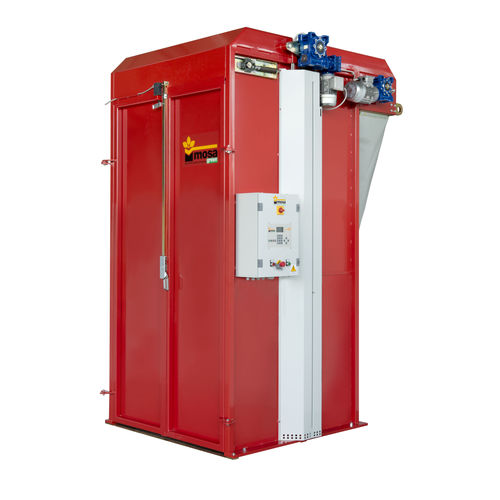 Décompacteur de big bale avec distribution - BB14G - Mosa Green - stationnaire / en tourbe