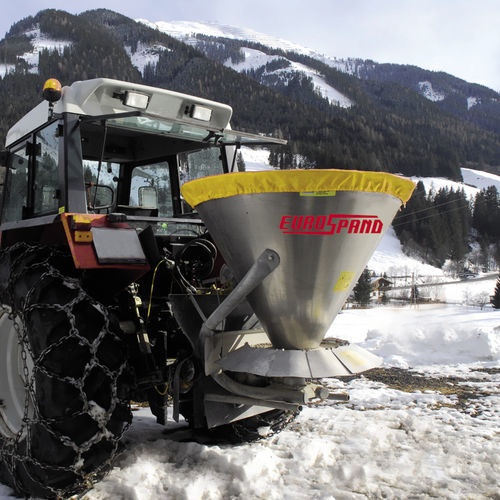 Distributeur de sel avec attelage trois points - SL CN - EuroSpand - monté sur tracteur / pour route