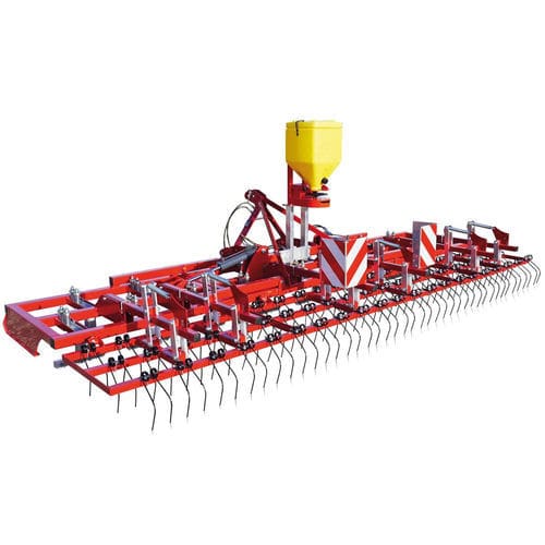 Herse de prairie - GREEN E - Ponge - à dents / pliable / avec semoir