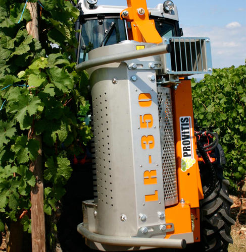 Effeuilleuse à barre de coupe - LR 350 - Provitis - à rouleau / montée sur tracteur / simple