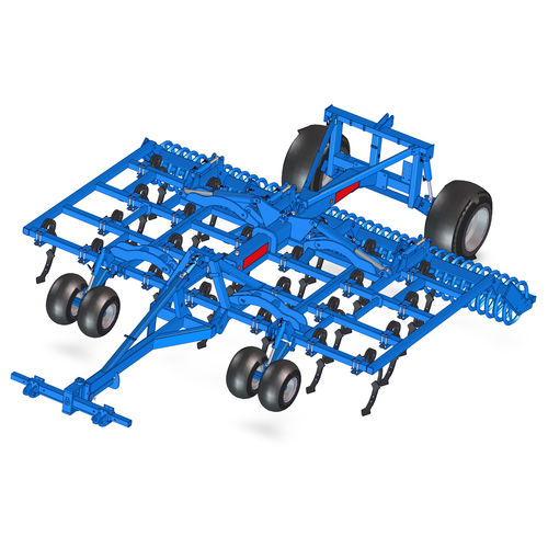 Cultivateur porté - TIREX Series - Religieux-Frères - avec rouleau / pliable / à dents vibrantes