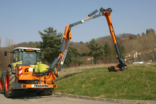 Débroussailleuse hydraulique montée sur tracteur - FULGOR 3 series - Rousseau - à fléaux / pliable / sur prise de force