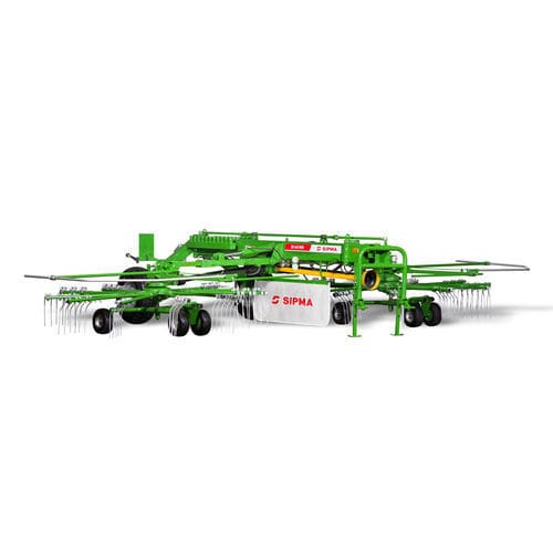Andaineur soleil - ZK 650 WIR - Sipma - à dépose latérale / bi-rotor