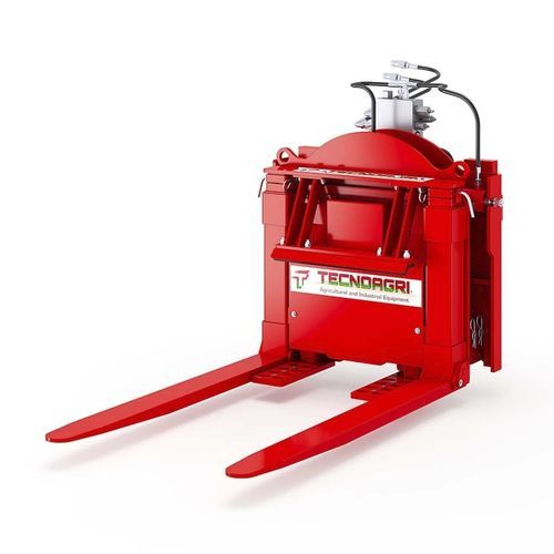Basculeur de caisse avec système de serrage - MRS series - Tecnoagri - monté sur chariot industriel