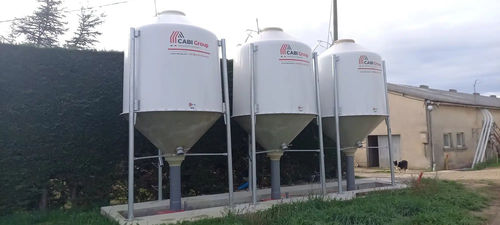 Silo d'extérieur - CABI GROUP - d'alimentation animale / pour céréales / pour farine
