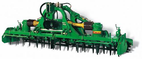 Herse rotatif - AGILE P - Celli spa - avec rouleau / pliable