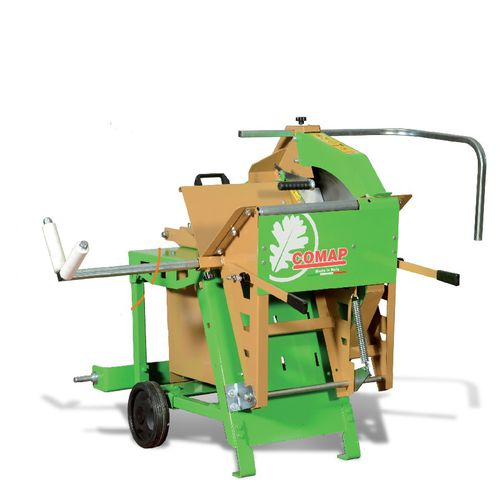 Combiné scie/fendeuse avec scie circulaire - SC series - Comap - avec convoyeur à bande