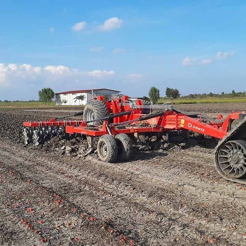 Sous-soleuse 11 corps - MEGA series - Dante Macchine - 13 corps / avec roues de contrôle / pliable