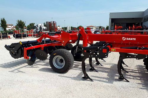 Cultivateur traîné - DORADO MR - Dante Macchine - pliable / avec rouleau / avec déchaumeur à disques