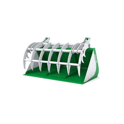 Godet avec pelle preneuse - DynoGrab L series - Hustler Equipment