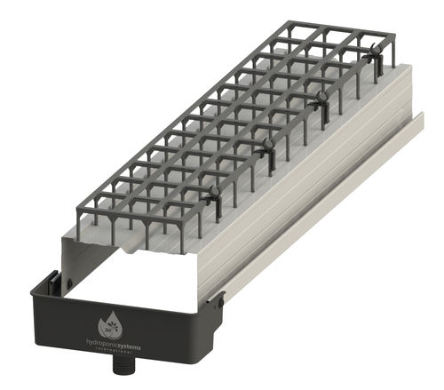 gouttière hors-sol pour culture hydroponique - HYDROPONIC SYSTEMS INTERNATIONAL