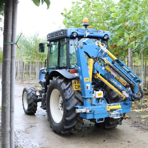 Grue forestière montée sur tracteur - 1500E1J1 - MDE Machinebouw bv - à flèche articulée