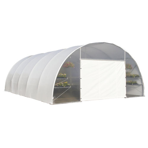 Serre monotunnel - Kool-Mart - Poly-Tex Inc - de production / en plastique / temporaire
