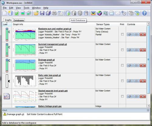 Logiciel de supervision - IrriMAX - Sentek - de gestion de données / de gestion d'irrigation / d'irrigation