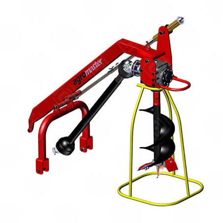 Tarière hydraulique - TB40 - ATESPAR MOTORLU ARACLAR SAN.VE.DIS.TIC.LTD.STI - avec attelage trois points / montée sur tracteur