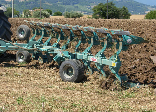 Charrue à versoir - Eco series - EMMEGIEMME di Mangeri F.lli Srl - portée / réversible / à réglage hydraulique