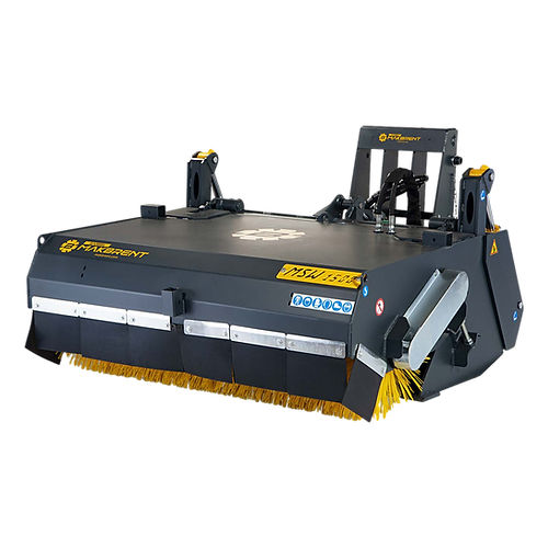 Balayeuse portée - MSW 1500 - MAKBRENT - pour le service public / pour espaces verts