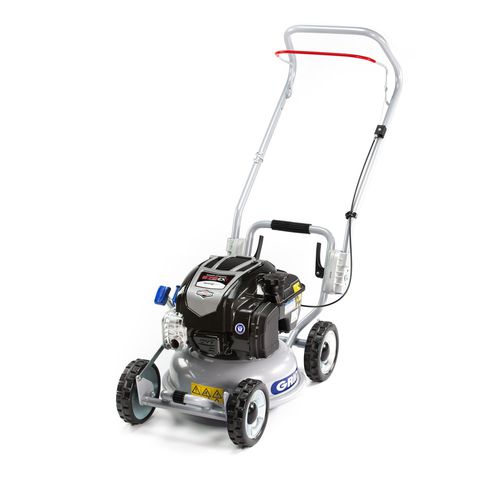 Tondeuse à gazon poussée - HM37 - GRIN SRL - à essence / autotractée / pour les terrains en pente