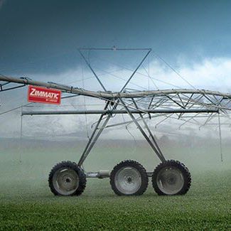 Pivot d'irrigation central - TRAX - LINDSAY EUROPE SA - mobile / sur roues
