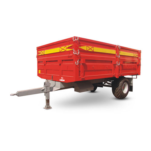 Benne - LKS-TSA-6 - LUKAS MAKINE VE DIS TIC. LTD. STI. - à 1 essieu / agricole / 0 t...10 t