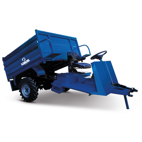 Benne - LKS-TSS series - LUKAS MAKINE VE DIS TIC. LTD. STI. - à 1 essieu / agricole / 1 tonne