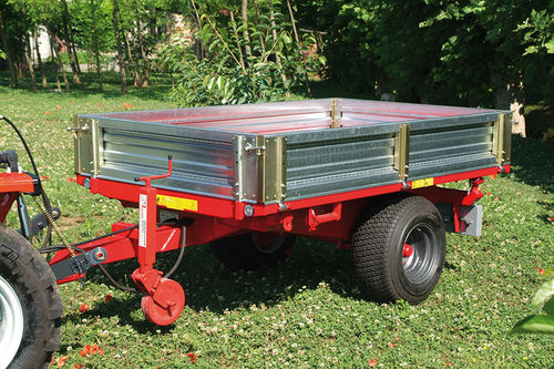 Benne - RT series - OFFICINE METALMECCANICHE RAVENNA Snc - à 1 essieu / agricole / 0 t...10 t