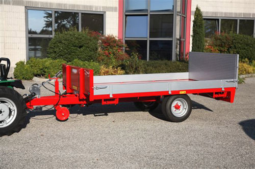 Plateau - RTC 25	 - OFFICINE METALMECCANICHE RAVENNA Snc - à 1 essieu / agricole / 2 tonnes