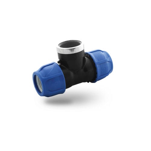 Raccord d'irrigation en T - 10007 Series - POELSAN PLASTIC SAN.TIC A.S. - fileté / en polypropylène / en acier inoxydable