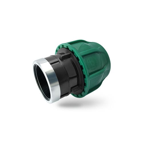 Raccord à compression d'irrigation droit - YS72 series - POELSAN PLASTIC SAN.TIC A.S. - en polypropylène / en acier galvanisé / femelle
