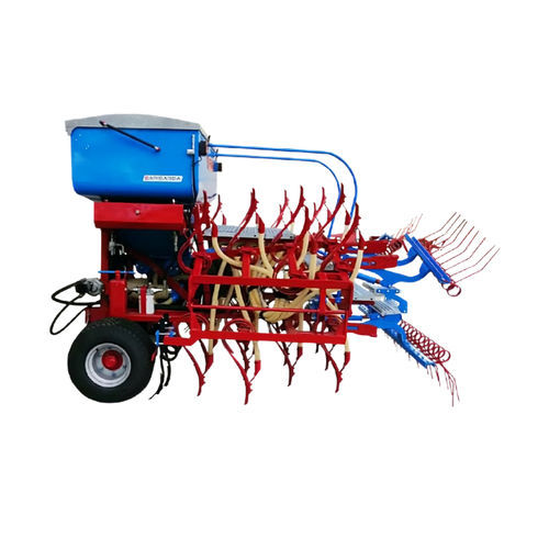 Semoir en ligne pneumatique - OLIMPIA - Gruppo Rapisarda Ubaldi - à 4 rangs / monté sur tracteur / avec attelage trois points