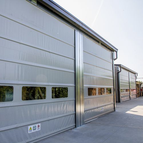 Porte à enroulement - Speed-Pack - Tecnoindustriale - PVC / en tissu