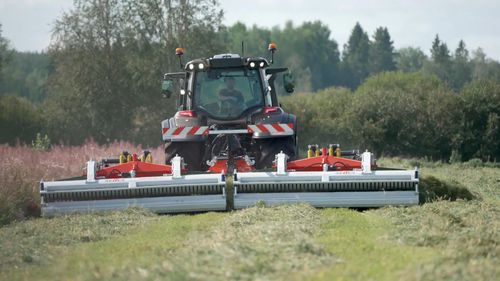 Andaineur à tapis - RESPIRO R6 rd, R7 rd - Reiter Innovative Technology - à dépose latérale