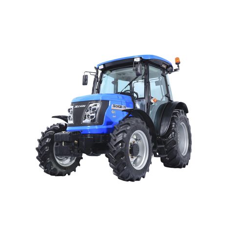 Tracteur à transmission mécanique synchronisée - S75 - Solis Tractors - à 4 cylindres / 4 roues motrices / avec cabine