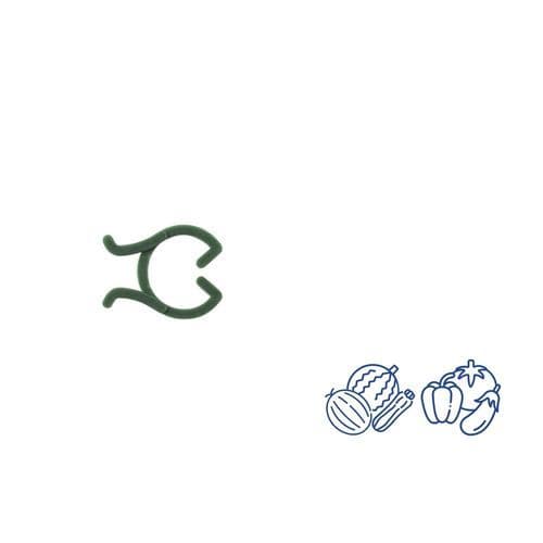 Clip de tuteurage en plastique - 300162VR - Simonetti Adamo S.R.L. - pour les cucurbitacées / pour les solanacées / 13 mm
