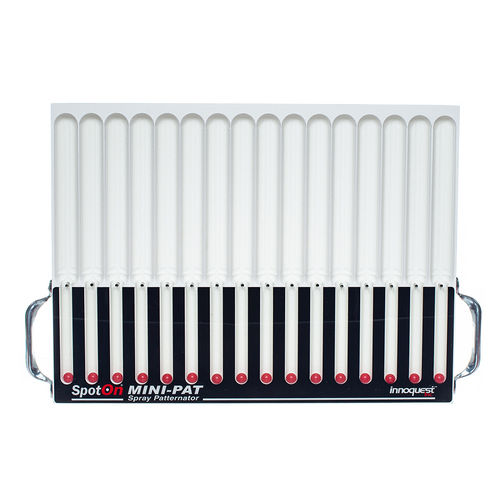 Banc de contrôle de pulvérisation pour buse de pulvérisation - SPOTON® MINI-PATTERNATOR - Innoquest, Inc. - portatif