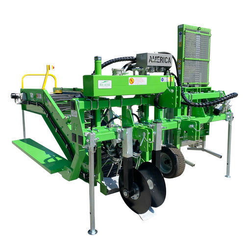 Récolteuse de légumes - AMERICA ORTAGGI  - Fardin Factory s.a.s - montée sur tracteur / à 1 rang / par préhension