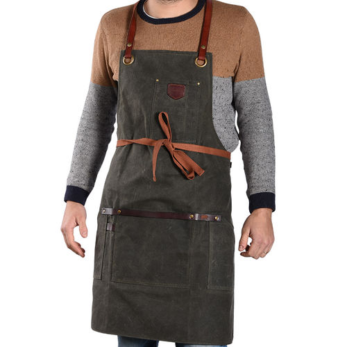 Tablier de travail - T.VT.TABV - Terrateck SAS - en coton / en toile / unisexe