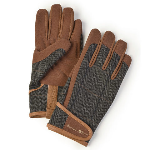 Gant de travail - M/L - Burgon and Ball - en cuir / en tissu