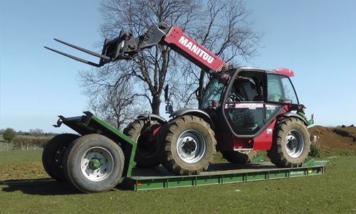 Plateau - LOW Series - Bailey Trailers - à 1 essieu / agricole / à freinage hydraulique