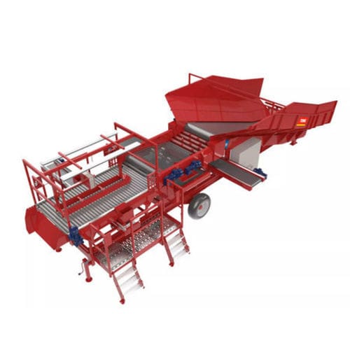 Calibreur mobile - Bulker - Tong Engineering - de pommes de terre / de carottes / d'oignons