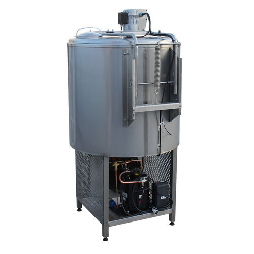 Cuve à lait - PHS - Peymak - verticale / en acier inoxydable / avec système de refroidissement